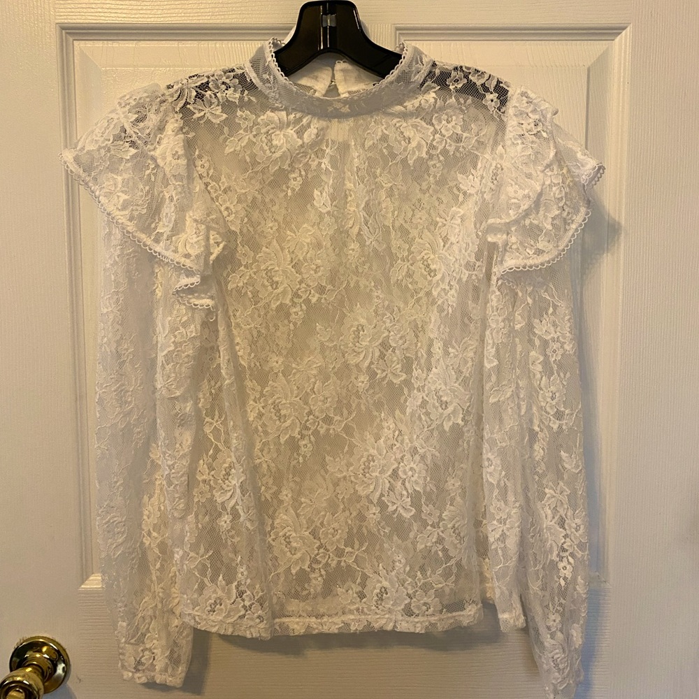 White Lace Blouse